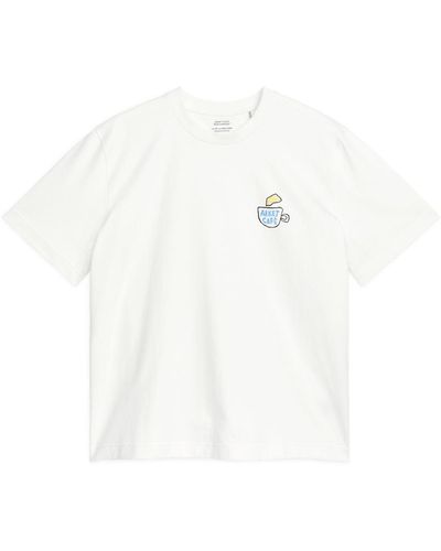 ARKET Café T-shirt Café T-shirt - White
