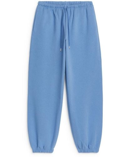 ARKET Relaxed Cotton Joggers - Blue