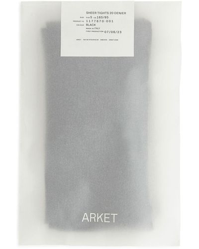 ARKET Sheer Tights 20 Denier - Grey