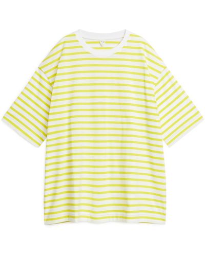 ARKET Oversize-T-Shirt - Gelb