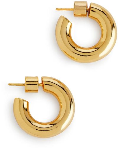 ARKET Chunky Hoop Earrings - Metallic