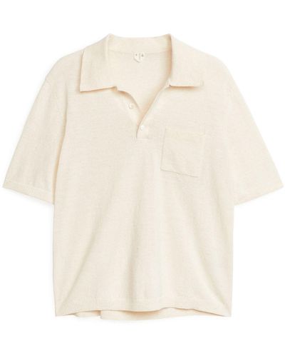 ARKET Short-sleeve Polo Shirt - White