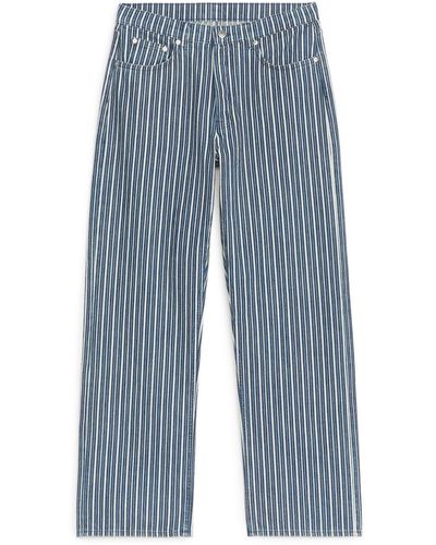 ARKET Shore Low Relaxed Jeans - Blue