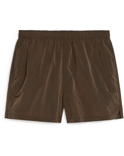 ARKET Swim Shorts - Brown