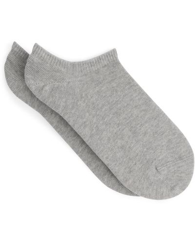 ARKET Sneaker-Socken, 2 Paar - Grau