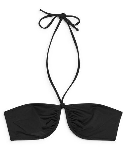 ARKET Bandeau Bikini Top - Black