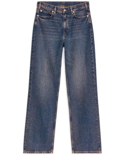 ARKET Poplar Mid Relaxed Jeans - Blue