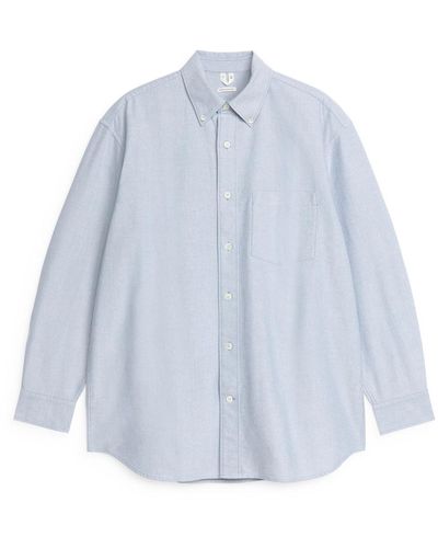 ARKET Oversized Oxford Shirt - Blue