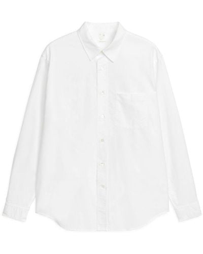 ARKET Relaxed Oxford Shirt - White