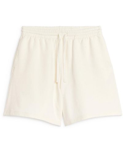 ARKET French Terry Shorts - Natural