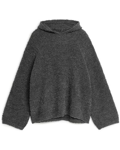 ARKET Hooded Wool Jumper - Grey