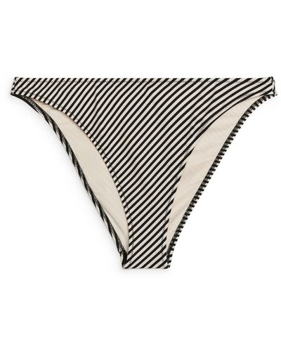 ARKET Print Bikini Bottom - Grey