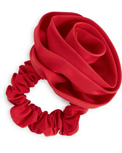 ARKET Rose Scrunchie - Red