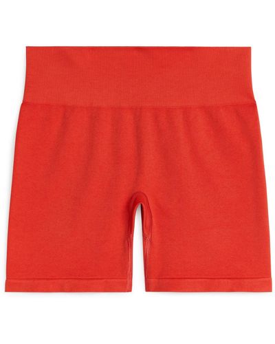 ARKET Seamless Hotpants - Red