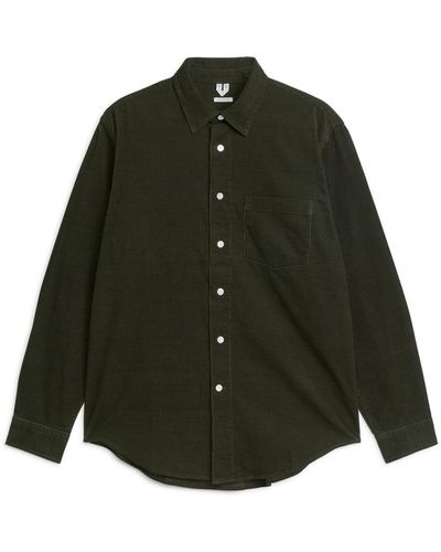 ARKET Corduroy Cotton Shirt - Green