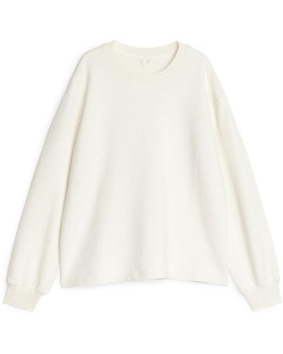 ARKET French Terry Sweatshirt - White