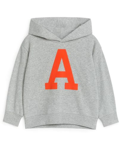 ARKET Embroidered Hoodie - White