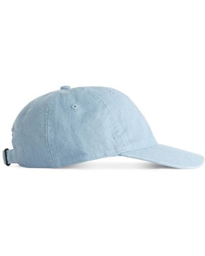ARKET Hemp-cotton Cap - Blue