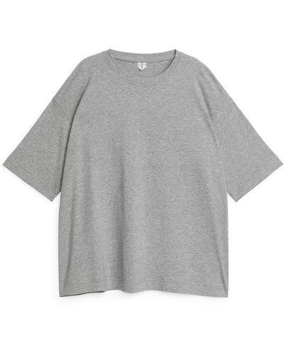 ARKET Oversize-T-Shirt - Grau