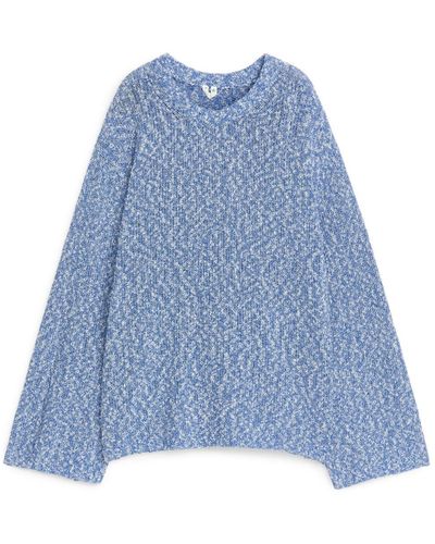 ARKET Open-knit Jumper - Blue