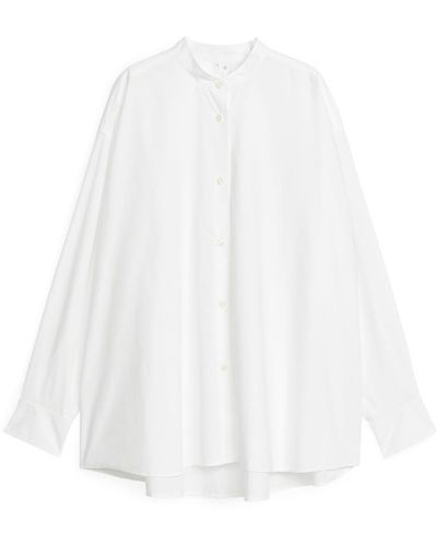 ARKET Oversize-Hemd Aus Baumwolle - Weiß