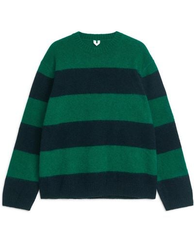ARKET Wool-blend Jumper - Green