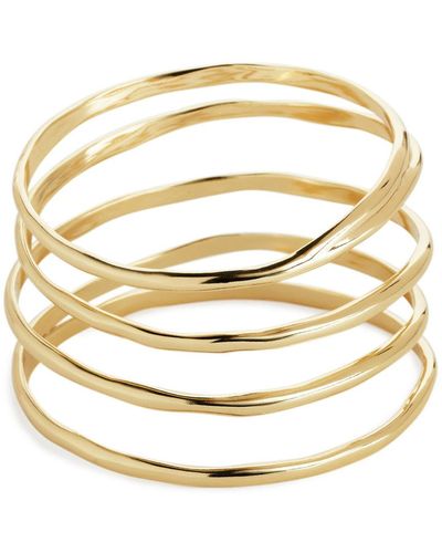 ARKET Wide Gold-plated Armlet - Metallic