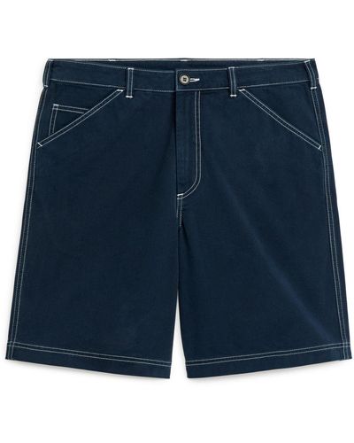 ARKET Workwear Shorts - Blue