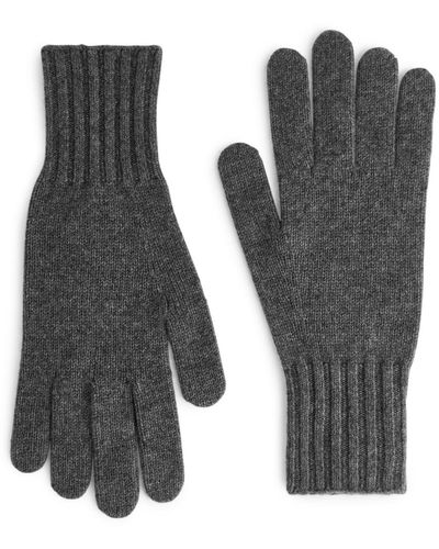 ARKET Cashmere Gloves - Grey