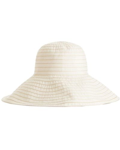 ARKET Cotton-blend Sun Hat - White
