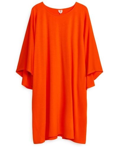 ARKET Jerseykleid Aus Lyocell - Orange