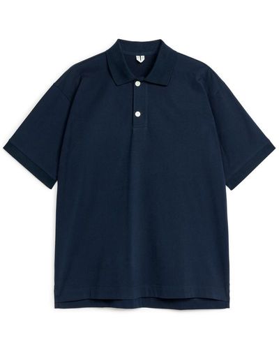 ARKET Poloshirt Aus Baumwolle - Blau