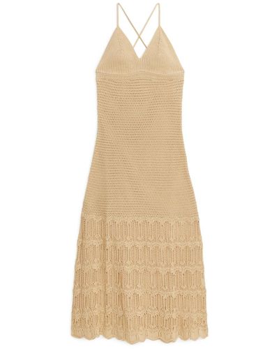 ARKET Crochet Dress - White