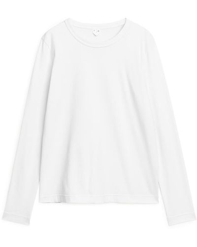 ARKET Langarm-T-Shirt - Weiß