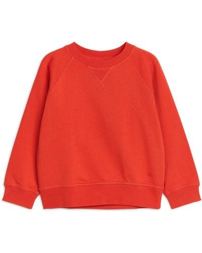 ARKET Cotton Sweatshirt - Red