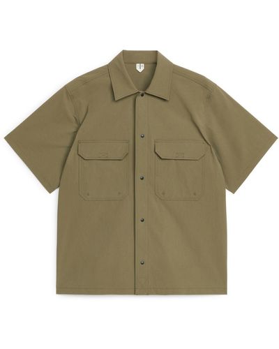 ARKET Short Sleeve Cargo Shirt - Green