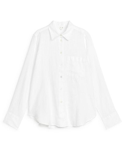 ARKET Linen Shirt - White