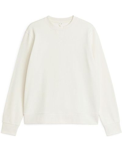 ARKET French Terry Sweatshirt - White