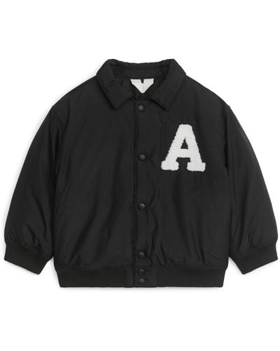 ARKET Varsity Jacket - Black