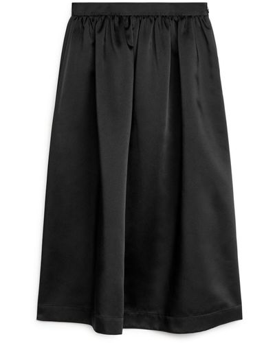 ARKET Taffeta Skirt - Black