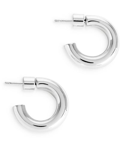 ARKET Chunky Hoop Earrings - White
