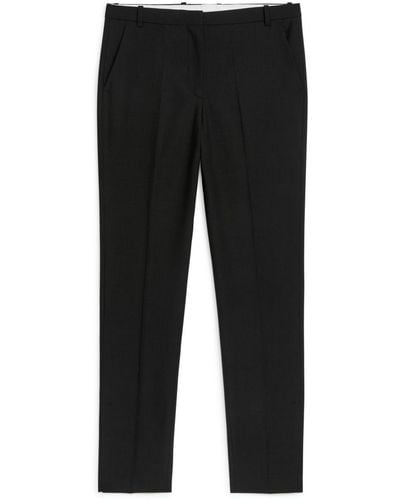ARKET Full-length Stretch Trousers - Black