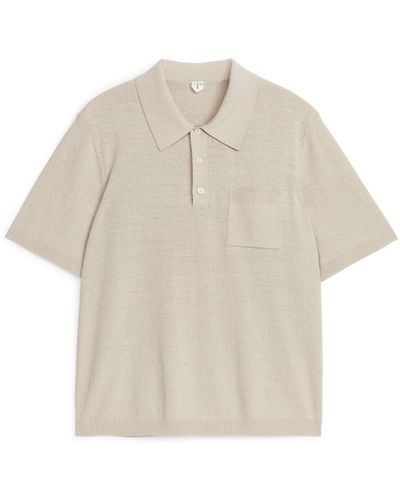 ARKET Short-sleeve Polo Shirt - White