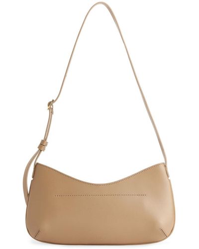 ARKET Leather Shoulder Bag - White