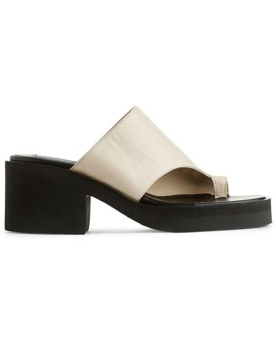 ARKET Chunky Slip-in Leather Sandals - Multicolour