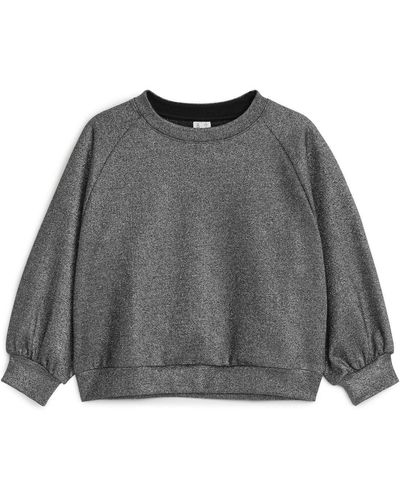 ARKET Glittery Sweatshirt - Grey
