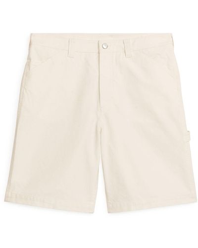 ARKET Cotton Shorts - White