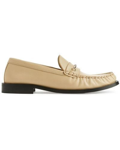 ARKET Leather Loafers - White