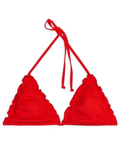 ARKET Babylock Bikini Top - Red