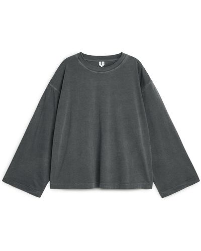 ARKET Long-sleeve T-shirt - Grey